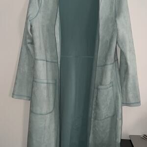 NWT Velvet , long mint green cardigan
